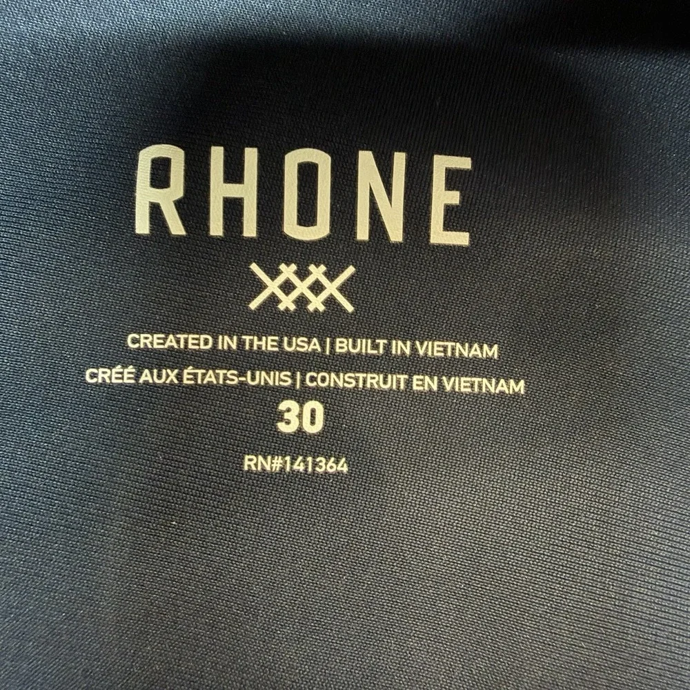 Rhone Commuter 5 Pocket Pants Mens 30 Navy Slim Performance Stretch Travel Blue